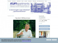 kufi-apartments.de Webseite Vorschau