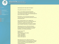 kuhn-maschinentechnik.de Webseite Vorschau