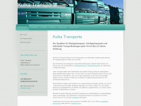 kulka-transporte.de Webseite Vorschau