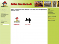 kultur-haus-zach.de Webseite Vorschau