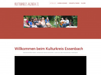 kulturkreis-essenbach.de Webseite Vorschau