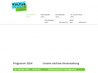 kulturverein-thedinghausen.de Webseite Vorschau