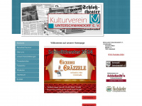 kulturverein-unterschwandorf.de Webseite Vorschau