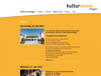 kulturvereinmeggen.ch Webseite Vorschau