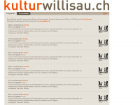 kulturwillisau.ch Webseite Vorschau