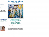 kunst-im-kuemo.de Webseite Vorschau