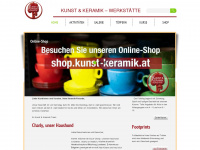 kunst-keramik.at Webseite Vorschau