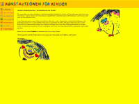 kunstaktionen-fuer-kinder.de Webseite Vorschau