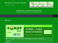rau-forsttechnik.de Webseite Vorschau