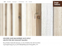 bauer-holzbau.de Webseite Vorschau