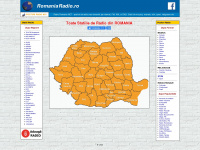 romaniaradio.ro Webseite Vorschau