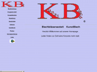 kunstblech.de Webseite Vorschau