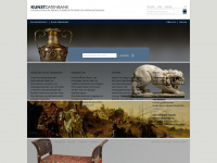 kunstdatenbank.at Webseite Vorschau