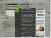 kunstgenuss.ch Webseite Vorschau