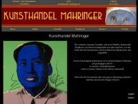 kunsthandel-mahringer.at Webseite Vorschau