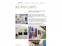 kunstpart.ch Webseite Vorschau