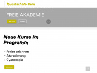 kunstschule-gera.de Webseite Vorschau