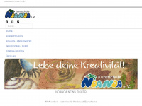 kunstschule-noanoa.de Webseite Vorschau