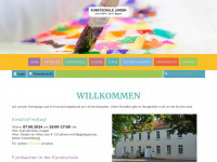 kunstschulelingen.de Webseite Vorschau