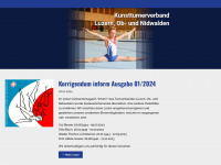 kunstturnen-luzern.ch Webseite Vorschau