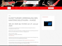 kunstturnensolothurn.ch Webseite Vorschau