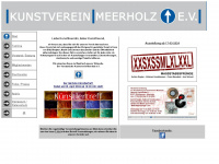 kunstverein-meerholz.de Webseite Vorschau