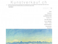 kunstverkauf.ch Webseite Vorschau