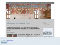 kunstwanderungen.ch Webseite Vorschau