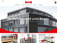 kunzbau.ch Webseite Vorschau