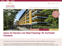 kurhotel-panland.de Webseite Vorschau