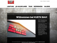 kurth-bau-gmbh.de Webseite Vorschau