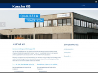 kusche-kg.de Webseite Vorschau