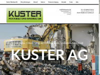 kuster-rueckbau.ch Webseite Vorschau