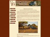 kwendasafari.com Webseite Vorschau