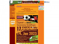 kwick-fussballturnier.de Webseite Vorschau