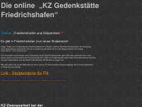 kz-gedenkstaette-friedrichshafen.de Webseite Vorschau