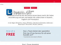 l-team.ch Webseite Vorschau