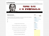 la-propaganda.de Webseite Vorschau