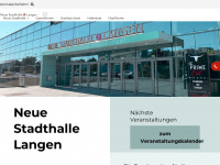 neue-stadthalle-langen.de Webseite Vorschau