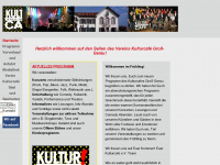 kulturcafe-gg.de Webseite Vorschau