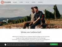 hamm-weine.de Webseite Vorschau