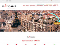 inhispania.com Webseite Vorschau