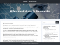 labor-bauermeister.de Webseite Vorschau