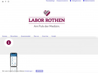 labor-rothen.ch Webseite Vorschau