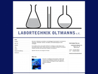 labortechnik-oltmanns.de Webseite Vorschau