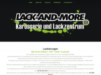 lack-and-more.de Webseite Vorschau