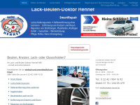 lackdoktor-hennef.de Webseite Vorschau