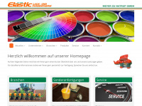 lackfabrik-elastic.de Webseite Vorschau