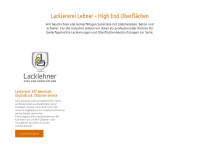 lacklehner.de Webseite Vorschau