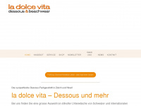 ladolcevita.ch Webseite Vorschau